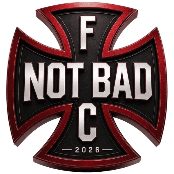 NOT BAD FC badge