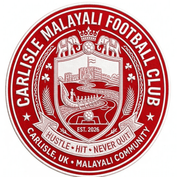 Carlisle Malayali Football Club badge