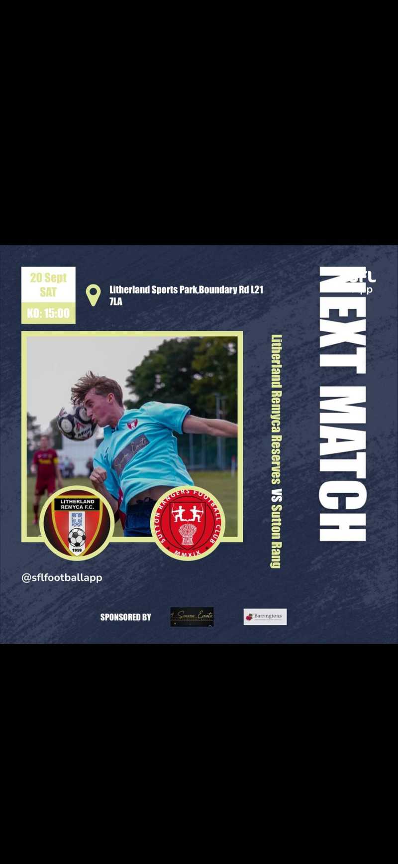 Litherland Remyca Res Secure 4-2 Victory Over Sutton Rangers