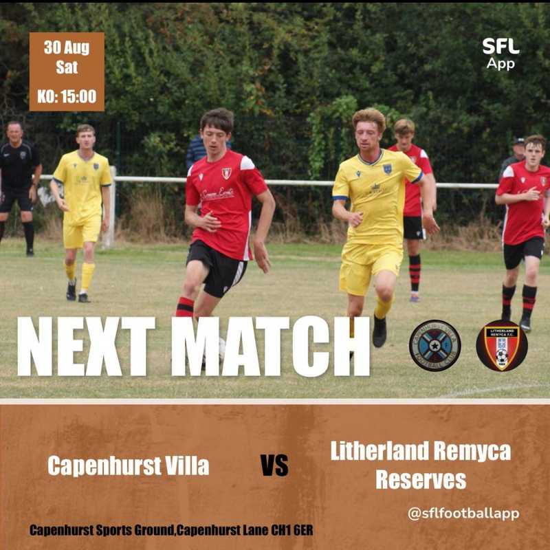 Litherland Remyca Res Triumph Over Capenhurst Villa in League Clash