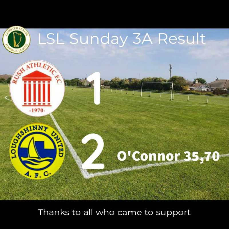 Match Report - RUSH ATHLETIC - 4 Sep 2022