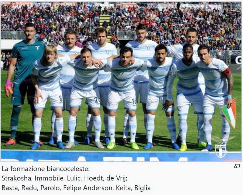 Match Report - CAGLIARI - 19 Mar 2017