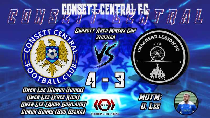 Captain's Hattrick | CCFC 4-3 CRAGHEAD LEGION