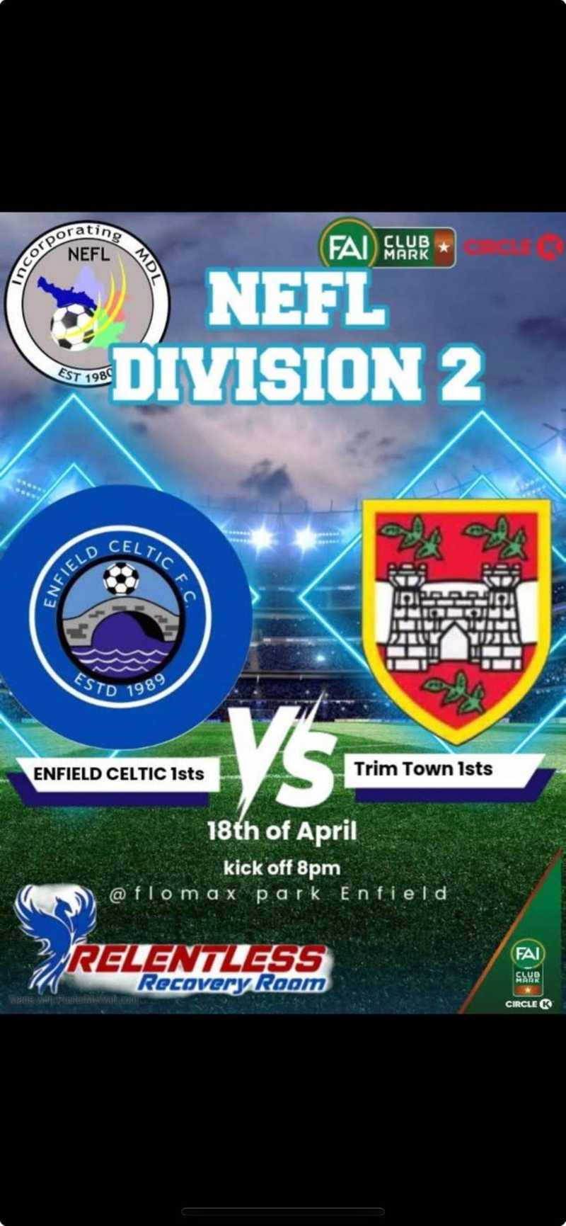 Enfield Celtic Thrash Trim Town 1sts in Dominant Display