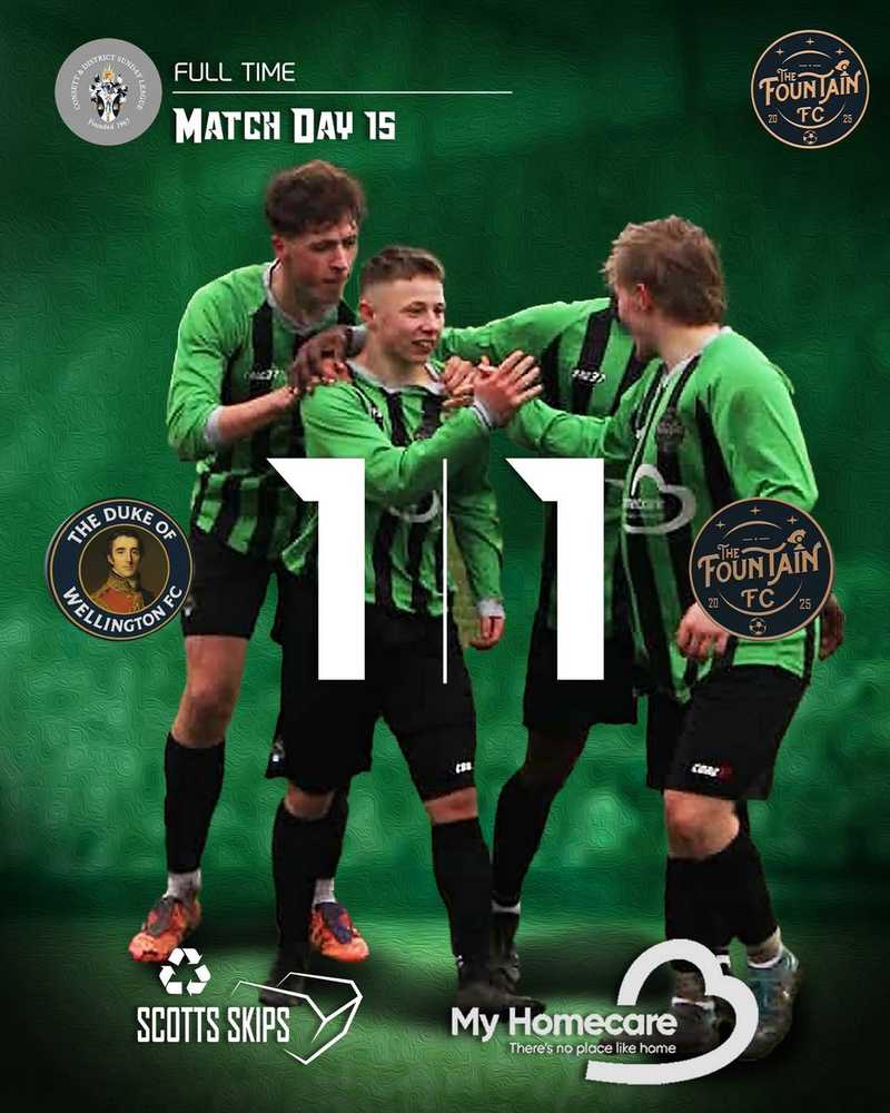 The Duke Of Wellington FC 1 vs 1 The Fountain FC