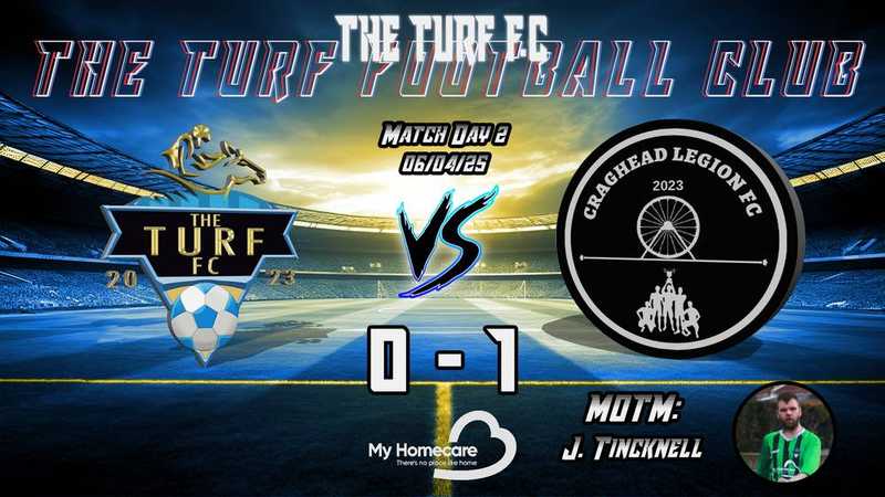 The Better Side Crumble Again | THE TURF 0-1 CRAGHEAD