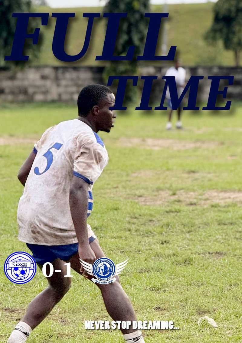 Vtoons FC Fall to Narrow Defeat Against UYO WEST FC in Uyo