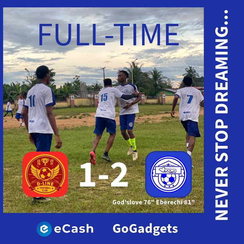 Vtoons FC Triumph in Thrilling Encounter Against D-Line FC