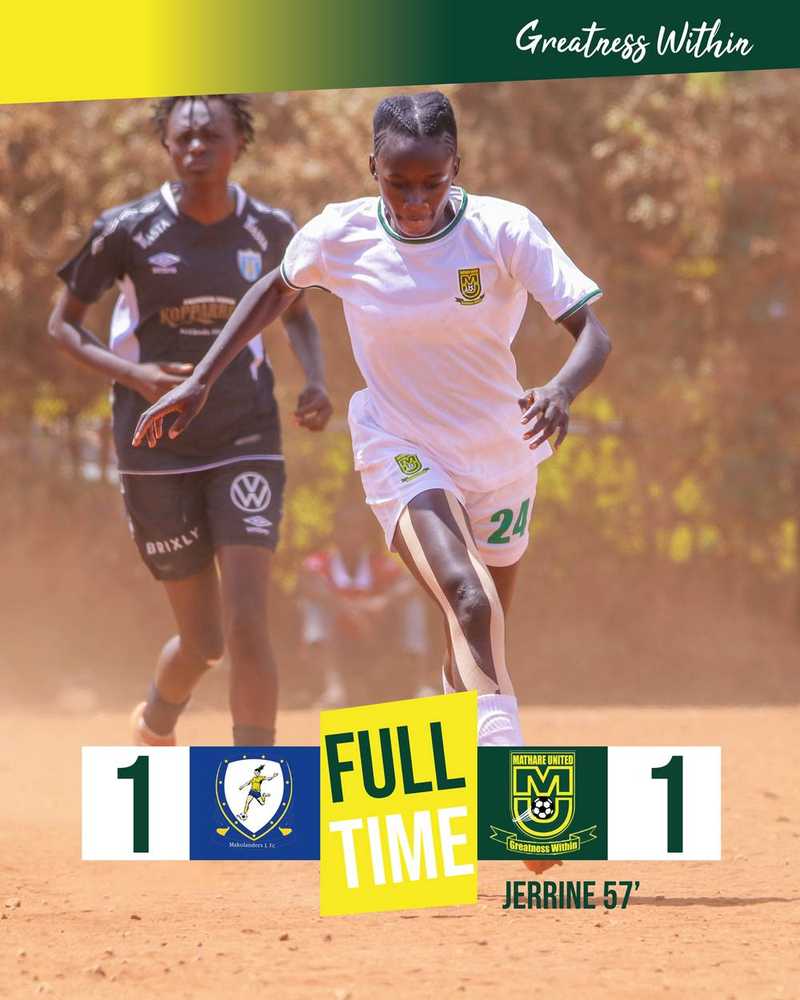 Mathare United Women FC Draw with Makolanders FC in Thrilling Encounter