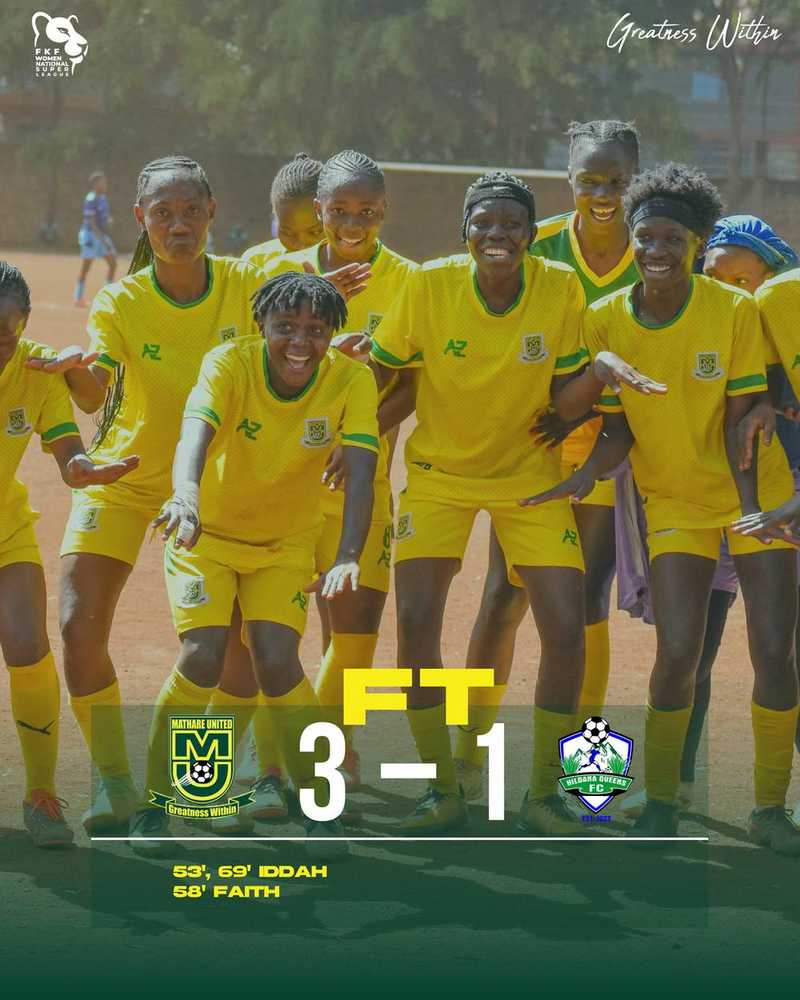 Mathare United Women FC 3 vs 1 Hildana Queens FC