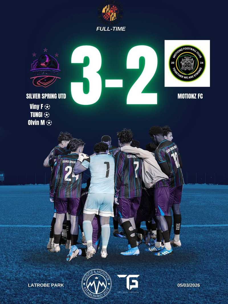 SILVER SPRING UNITED 3 vs 2 Motionz FC