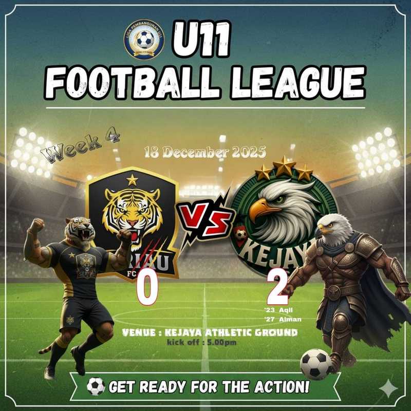 KEJAYA FC 2 vs 0 SERIAU
