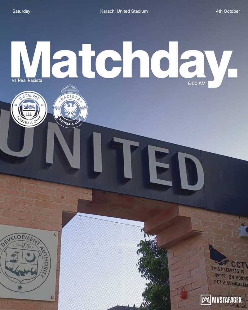 Catalyst FC Karachi 5 vs 5 Real Racista
