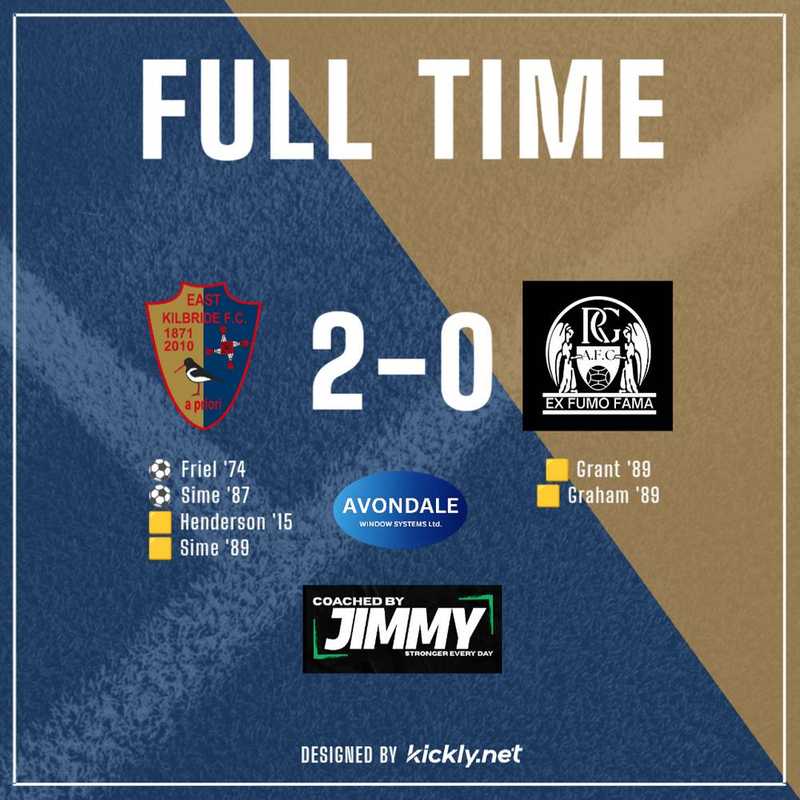 EKFC 09s Gold Secure 2-0 Victory Over Rutherglen Glencairn