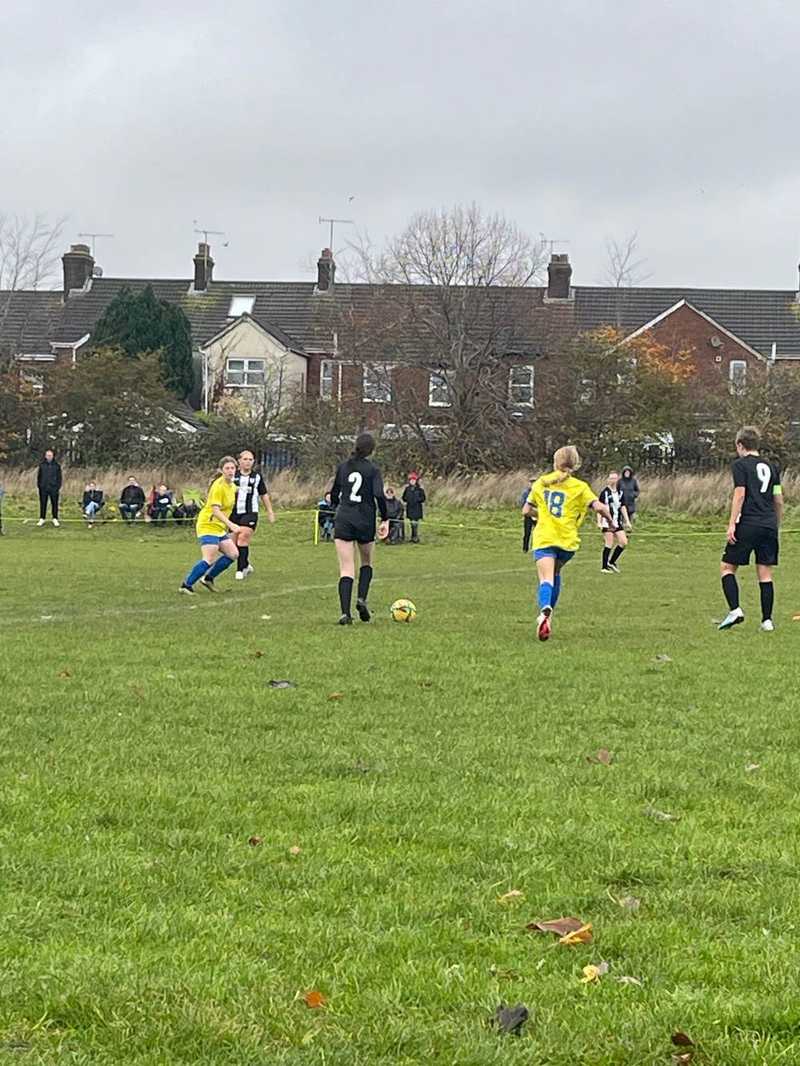 What a free kick from Aimee