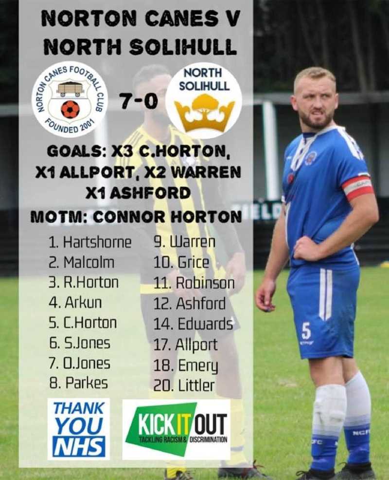 Match Report - NORTH SOLIHULL 1ST - 17 Oct 2020