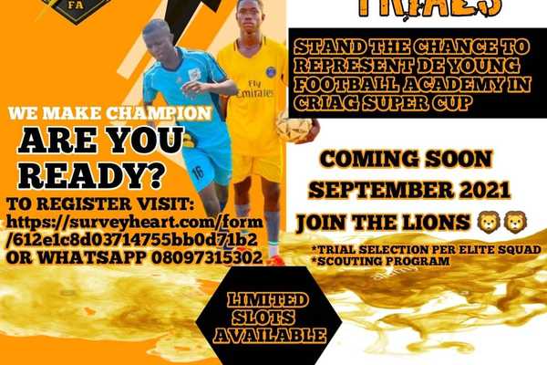 DE YOUNG FOOTBALL ACADEMY