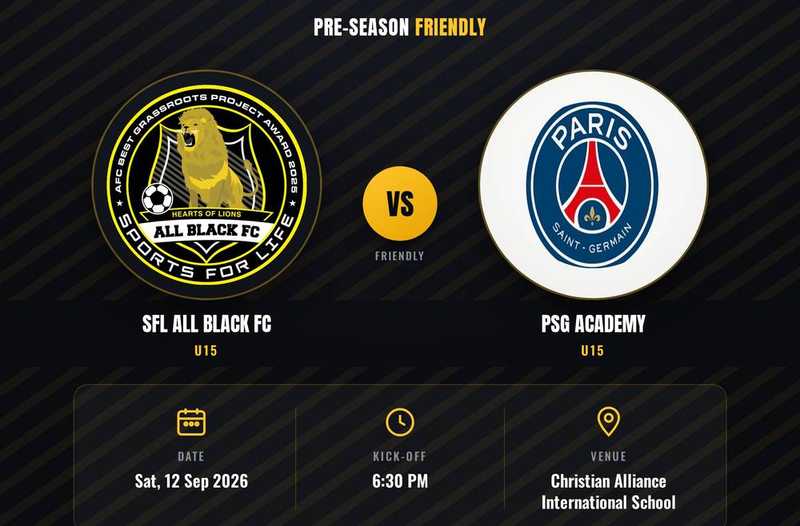 SFL-ALL BLACK FC U16 ACADEMY / 2026-2027 SEASON