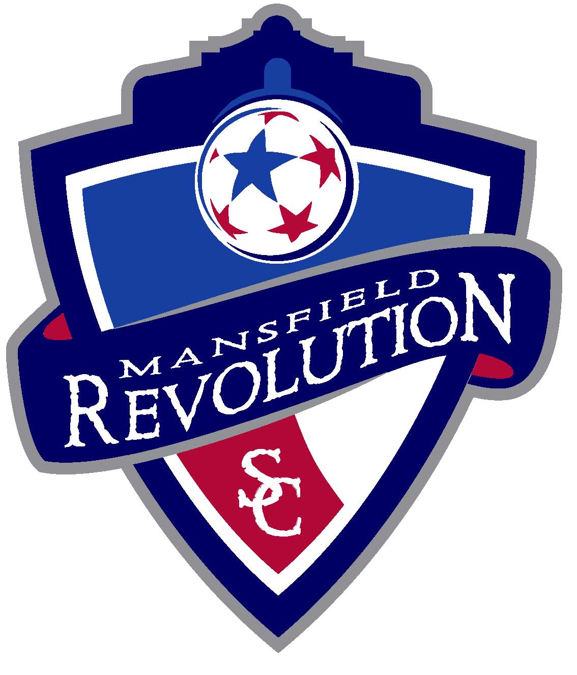 Mansfield Revolution SC team badge