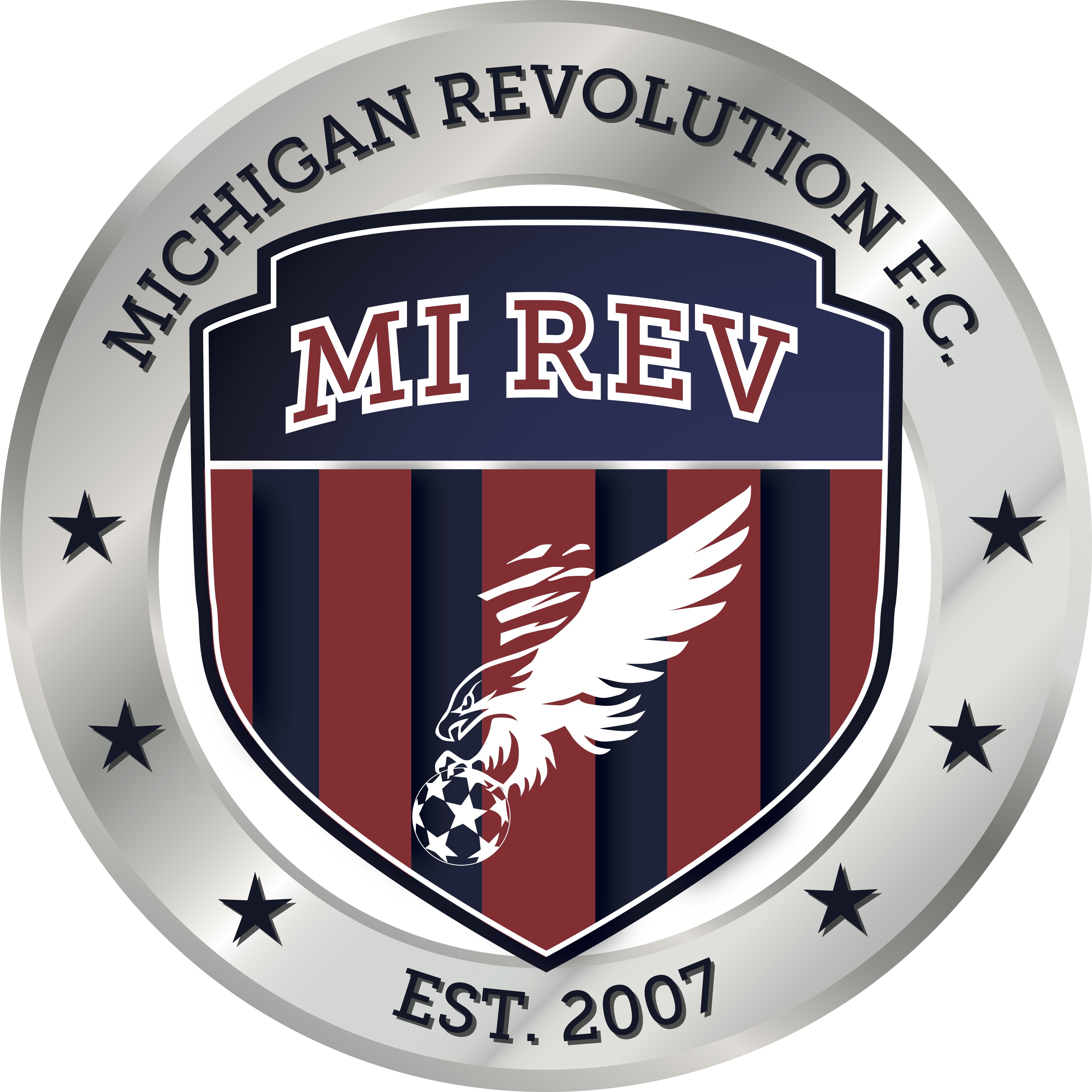 Michigan Revolution team badge