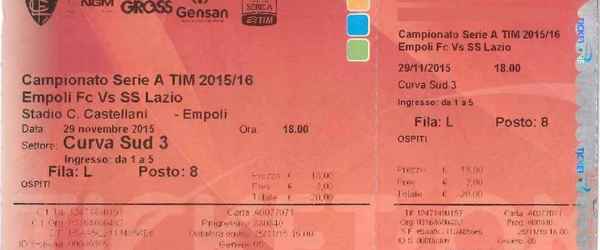 Match Report - EMPOLI - 29 Nov 2015