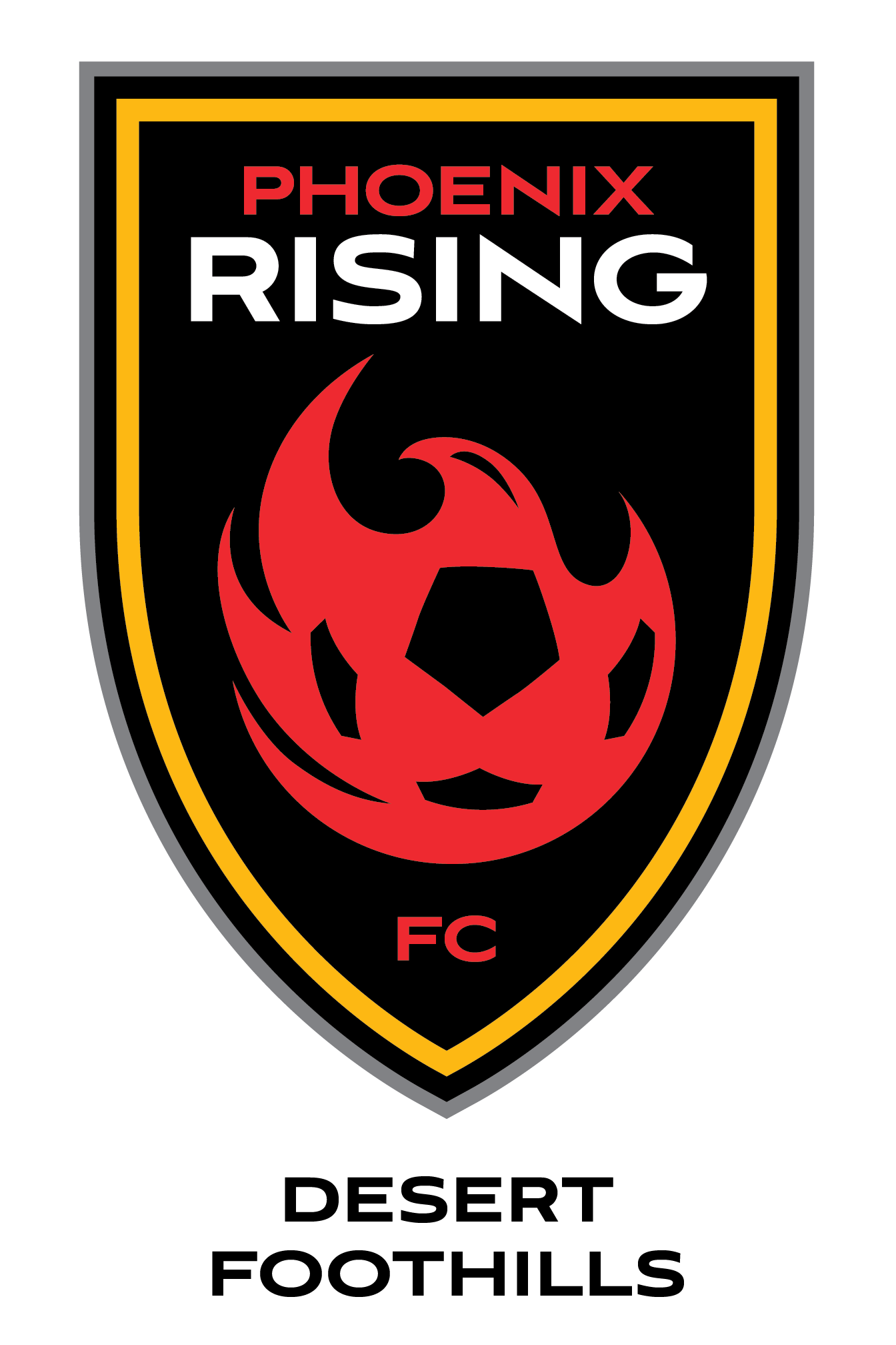 Phoenix Rising Desert Foothills team badge