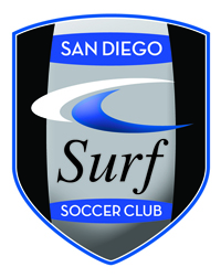 San Diego Surf SC team badge