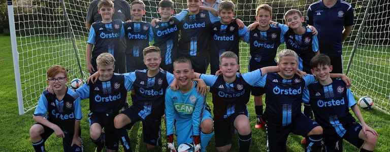 Seneley & Garswood U13 Eagles team photo