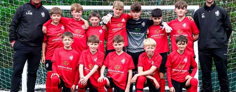 Shaftesbury FC U14s team photo