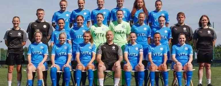 Stockport County Ladies FC team photo