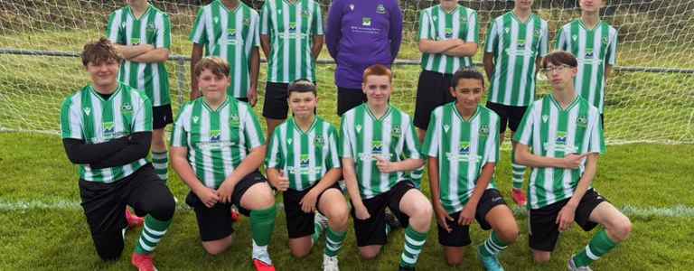 Tingley Athletic U15s Green team photo