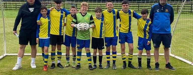 Warndon Villages Youth U14 Wolves team photo