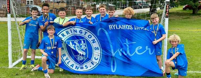 Warrington Rylands Inter U13 team photo