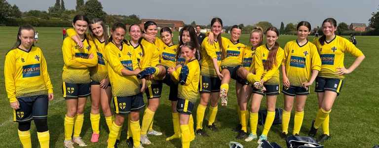 Wellesbourne Wanderers U14 Girls team photo