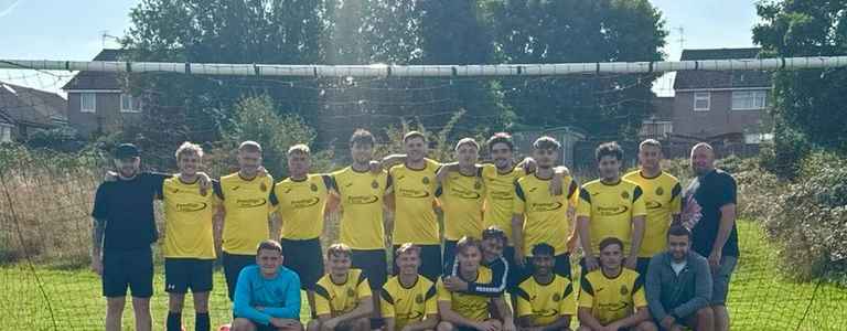 West Herts Wanderers FC team photo