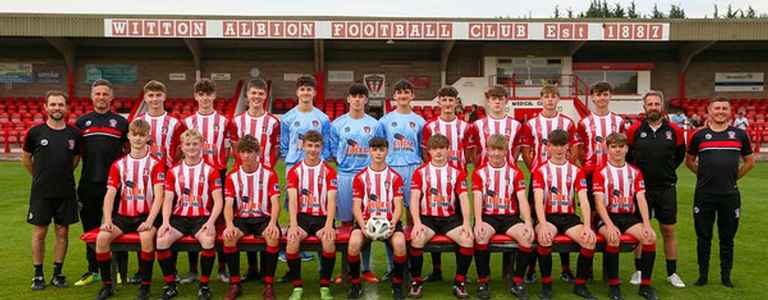 Witton Albion Academy U16s team photo