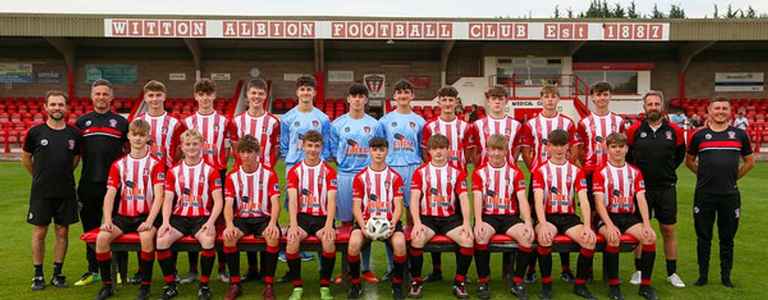 Witton Albion Academy U18 team photo