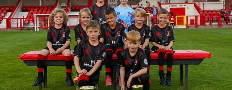 Witton Albion Academy U9 Reds team photo