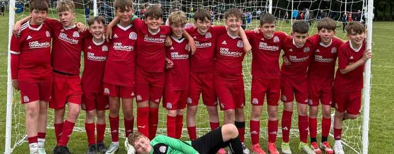 Worthing Dynamo U13 Black team photo
